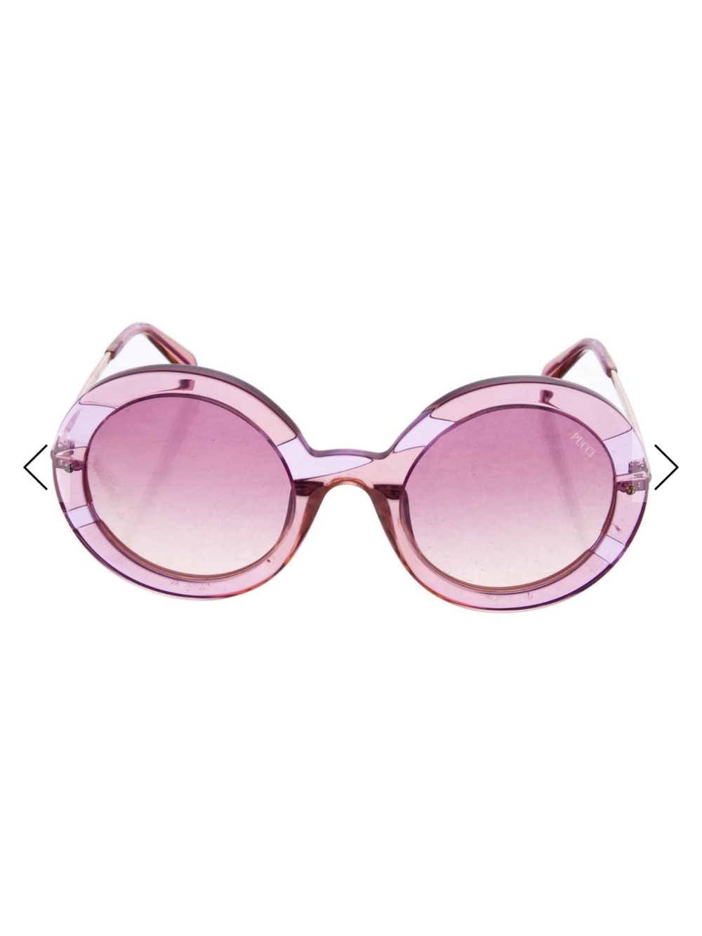 Emilio Pucci Pink 70's Vibe Sunglasses